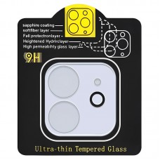 Захисне скло на камеру Full Block (тех.пак) для Apple iPhone 11 (6.1")  Прозорий - 00000052617_1