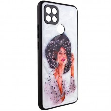 TPU+PC чехол Prisma Ladies для Oppo A15s / A15  Girl in a hat - 00000043271_14