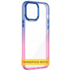 Чехол TPU+PC Fresh sip series для Xiaomi Redmi Note 9s / Note 9 Pro / Note 9 Pro Max  Синий / Розовый - 00000055612_6