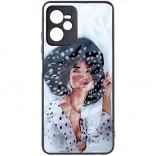 TPU+PC чехол Prisma Ladies для Realme C35  Girl in a hat - 00000058232_4