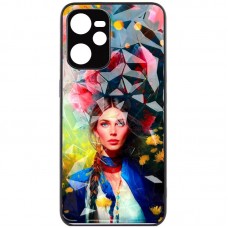 TPU+PC чехол Prisma Ladies для Realme C35  Peonies - 00000058232_18