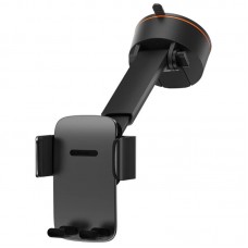 Автодержатель Baseus Easy Control Clamp Pro (Suction Cup Version) (SUYK020001)  Black - 00000063768_1