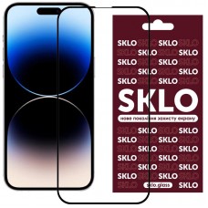 Защитное стекло SKLO 3D (full glue) для Apple iPhone 15 Pro (6.1")  Черный - 00000065406_1