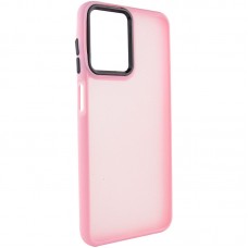 Чехол TPU+PC Lyon Frosted для Motorola Moto E13  Pink - 00000067373_5