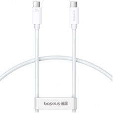 Дата кабель Baseus Superior Series 2 USB4 Full-Function Type-C to Type-C 240W (1m) (P10365200211)  Moon White - 00000070591_1