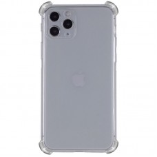 TPU чехол GETMAN Ease logo усиленные углы Full Camera для Apple iPhone 11 Pro Max (6.5")  Серый (прозрачный) - 00000071555_2