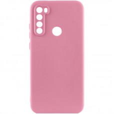 Чехол TPU GETMAN Liquid Silk Full Camera для Xiaomi Redmi Note 8T  Розовый / Pink - 00000073805_7