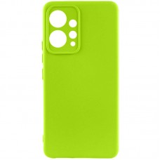 Чехол TPU GETMAN Liquid Silk Full Camera для Xiaomi Redmi Note 12 4G  Салатовый / Neon Green - 00000074070_9