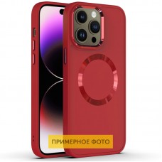 TPU чехол Bonbon Metal Style with MagSafe для Apple iPhone 16 Pro (6.3")  Красный / Red - 00000074339_6