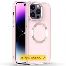 TPU чехол Bonbon Metal Style with MagSafe для Apple iPhone 16 Pro (6.3")  Розовый / Light Pink - 00000074339_7