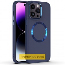 TPU чехол Bonbon Metal Style with MagSafe для Apple iPhone 16 Pro (6.3")  Синий / Cosmos Blue - 00000074339_8