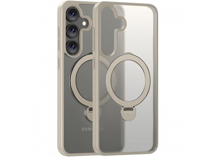 TPU+PC чохол MagSafe Colorful HQ Ring для Samsung Galaxy S25