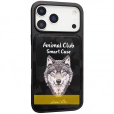 TPU+PC чохол Animal Club для Apple iPhone 16 Pro (6.3")  Black - 00000082646_1