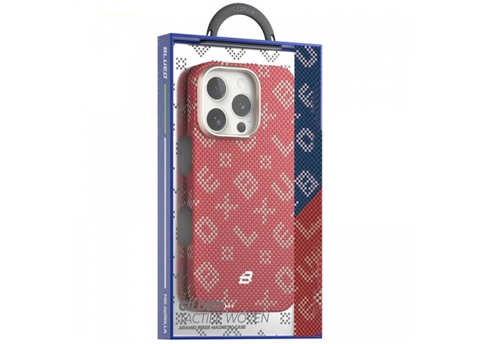 TPU+PC чохол Blueo Gilded Tactile Woven with MagSafe для Apple iPhone 16 Pro (6.3