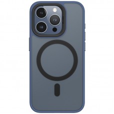 TPU+PC чохол Blueo Skin Friendly Frosted with MagSafe для Apple iPhone 15 Pro Max (6.7")  Синій - 00000071352_2
