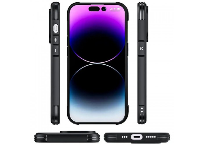 TPU+PC чохол Defense Matte для Apple iPhone 15 Pro (6.1