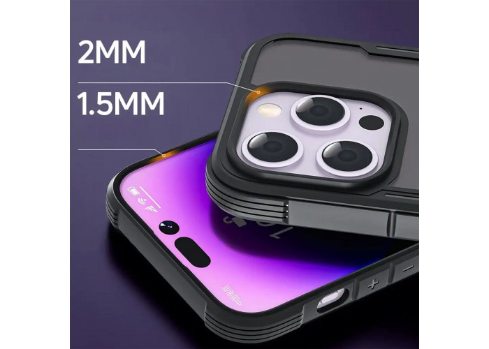 TPU+PC чохол Defense Matte для Apple iPhone 15 Pro (6.1