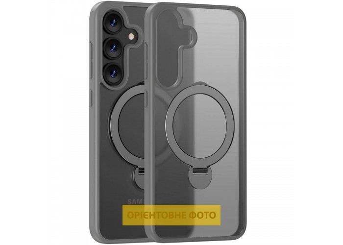 TPU+PC чохол MagSafe Colorful HQ Ring для Samsung Galaxy S25 Edge