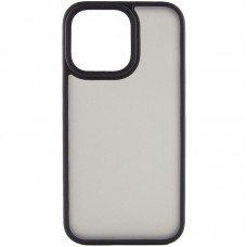 TPU+PC чохол Metal Buttons для Apple iPhone 15 (6.1")  Чорний - 00000065613_10