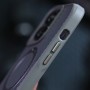 TPU+PC чохол Metal Buttons with MagSafe Carbon Ring для Apple iPhone 16 Pro Max (6.9