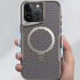 TPU+PC чохол Metal Buttons with MagSafe Carbon Ring для Apple iPhone 16 Pro Max (6.9