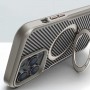 TPU+PC чохол Metal Buttons with MagSafe Carbon Ring для Apple iPhone 16 Pro Max (6.9
