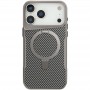 TPU+PC чохол Metal Buttons with MagSafe Carbon Ring для Apple iPhone 17 Pro (6.3