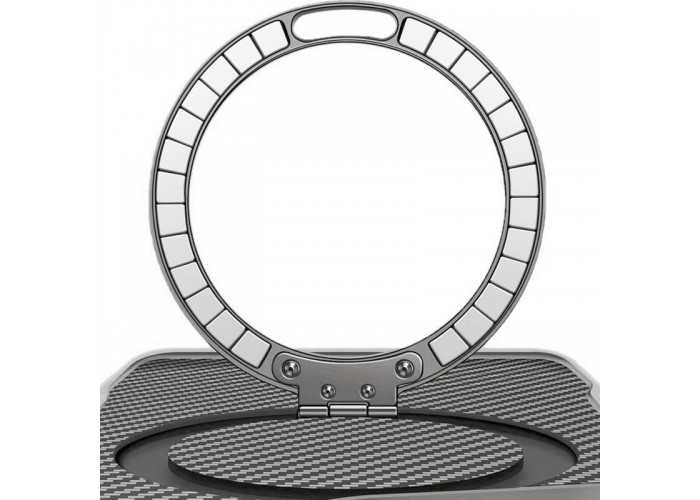 TPU+PC чохол Metal Buttons with MagSafe Carbon Ring для Apple iPhone 17 Pro (6.3