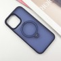 TPU+PC чохол Metal Buttons with MagSafe Colorful HQ Ring для Apple iPhone 15 (6.1