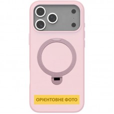 TPU+PC чохол Metal Buttons with MagSafe Colorful HQ Ring для Apple iPhone 17 (6.3")  Pink - 00000080597_3