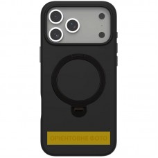 TPU+PC чохол Metal Buttons with MagSafe Colorful HQ Ring для Apple iPhone 17 Air (6.5")  Black - 00000080598_3