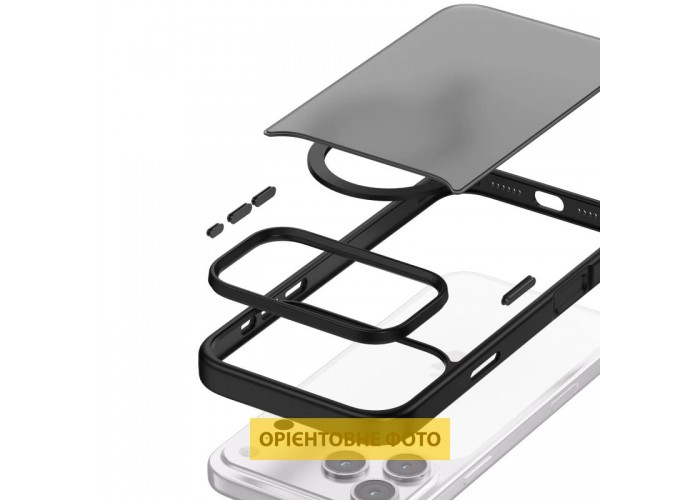 TPU+PC чохол Metal Buttons with MagSafe Colorful для Apple iPhone 17 Air (6.5