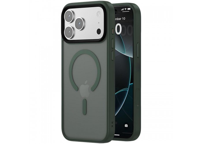 TPU+PC чохол Metal Buttons with MagSafe Colorful для Apple iPhone 17 Pro (6.3