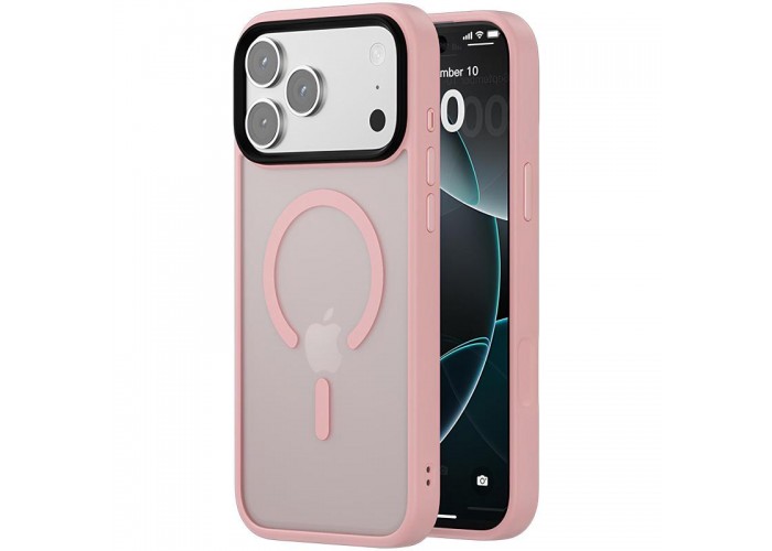 TPU+PC чохол Metal Buttons with MagSafe Colorful для Apple iPhone 17 Pro (6.3