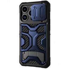 TPU+PC чохол Nillkin CamShield Adventurer Pro (шторка на камеру) для Apple iPhone 14 Pro (6.1")  Interstellar Blue - 00000057756_3