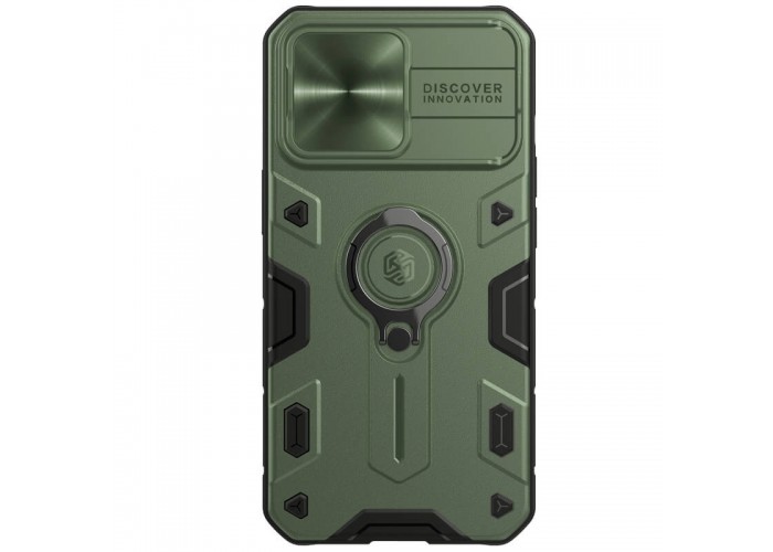 TPU+PC чохол Nillkin CamShield Armor no logo (шторка на камеру) для Apple iPhone 13 Pro Max (6.7