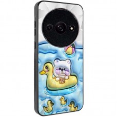 TPU+PC чохол Prisma Fluffie для Xiaomi Redmi A3 / Poco C61  Ducklings - 00000077822_5