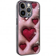 TPU+PC чохол Prisma Plushie для Apple iPhone 15 Pro Max (6.7")  Hearts - 00000076027_4