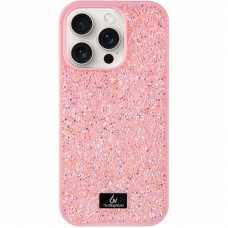 TPU чохол Bling World Rock Diamond для Apple iPhone 12 Pro Max (6.7")  Рожевий - 00000057517_2