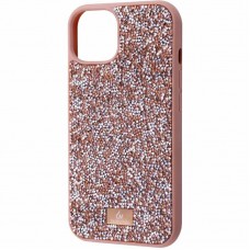 TPU чохол Bling World Rock Diamond для Apple iPhone 14 (6.1")  Рожевий - 00000057521_3