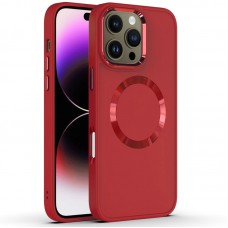 TPU чохол Bonbon Metal Style with MagSafe для Apple iPhone 16 Pro Max (6.9")  Червоний / Red - 00000074340_6