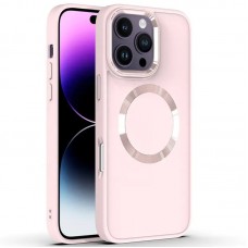 TPU чохол Bonbon Metal Style with MagSafe для Apple iPhone 16 Pro Max (6.9")  Рожевий / Light Pink - 00000074340_7