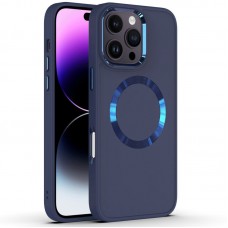TPU чохол Bonbon Metal Style with MagSafe для Apple iPhone 16 Pro Max (6.9")  Синій / Cosmos Blue - 00000074340_8