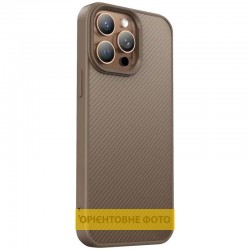 TPU чохол Carbon Protective with Magsafe для Apple iPhone 11 (6.1")  Coffee - 00000082011_2