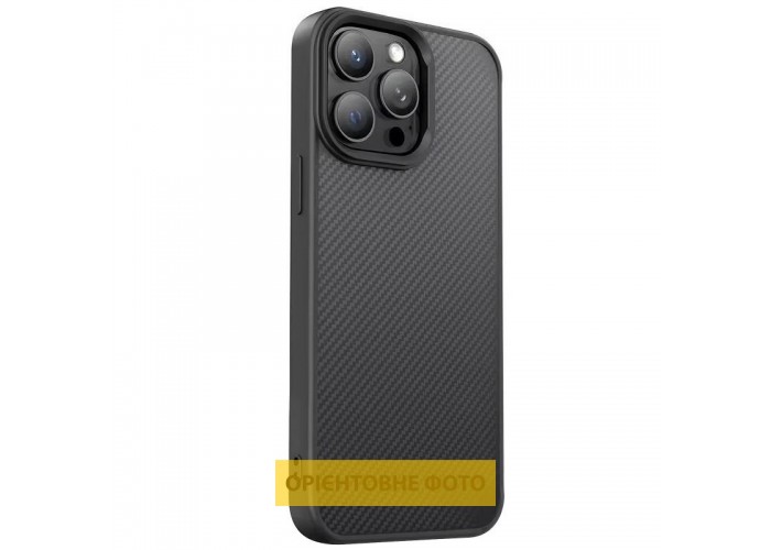 TPU чохол Carbon Protective with Magsafe для Apple iPhone 12 Pro / 12 (6.1