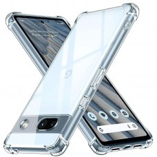 TPU чохол GETMAN Ease logo посилені кути Full Camera для Google Pixel 7  Безбарвний (прозорий) - 00000074312_1