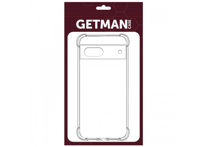 TPU чохол GETMAN Ease logo посилені кути Full Camera для Google Pixel 7