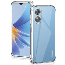 TPU чохол GETMAN Ease logo посилені кути Full Camera для Oppo A38 / A18  Безбарвний (прозорий) - 00000071724_1