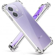 TPU чохол GETMAN Ease logo посилені кути Full Camera для Oppo A3 4G / A3x 4G/ A40m  Безбарвний (прозорий) - 00000077904_1