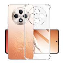 TPU чохол GETMAN Ease logo посилені кути Full Camera для Oppo Reno 12 F 4G/5G  Безбарвний (прозорий) - 00000077906_1